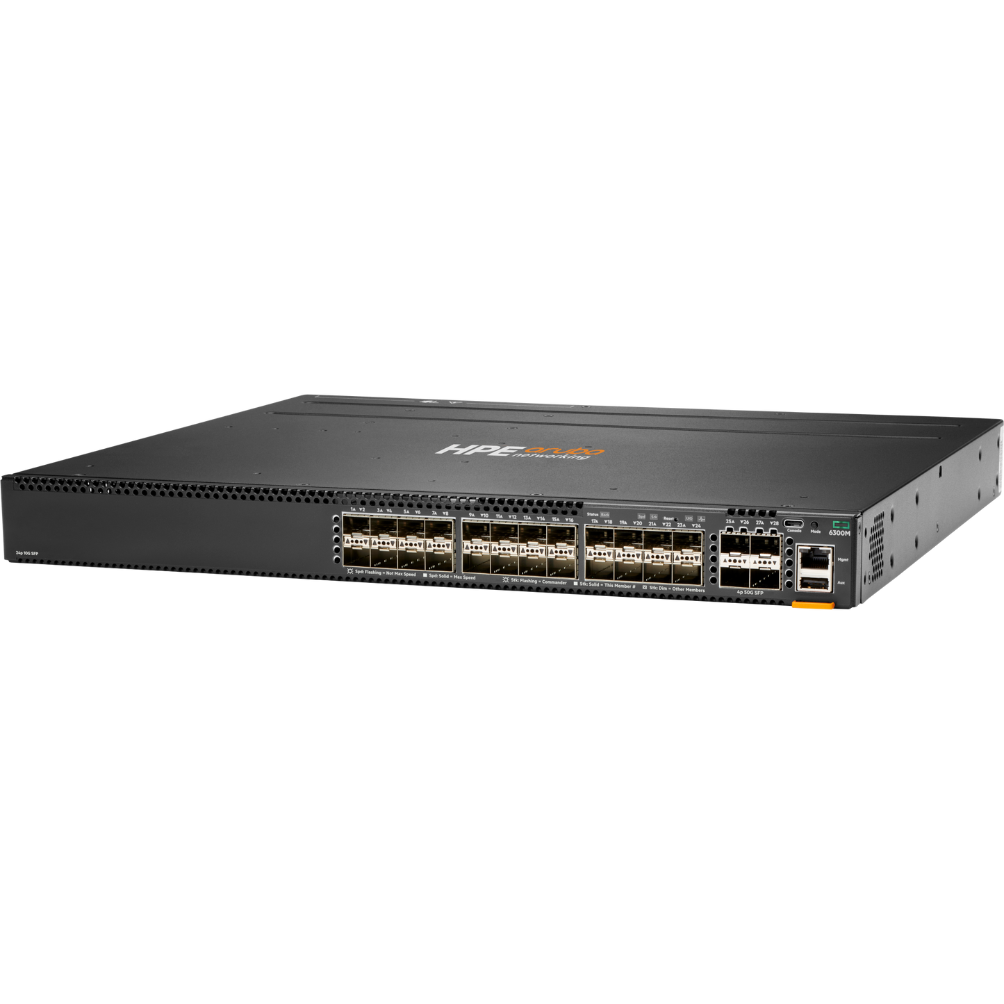 HPE Aruba Networking CX 6300M 24-port SFP+ and 4-port SFP56 Switch