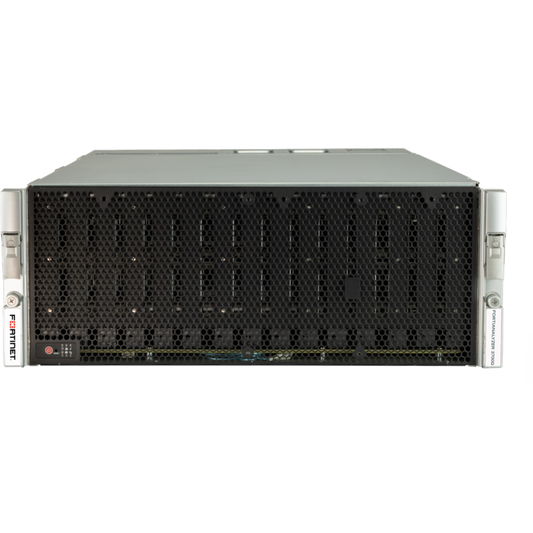 FortiAnalyzer-3700G Centralized log & analysis appliance - 2x 10GE RJ-45 + 2x 25GE SFP28 slots, 240TB HDD + 19.2TB NVMe SSD storage, up to 8300 GB/Day of Logs. [FAZ-3700G]