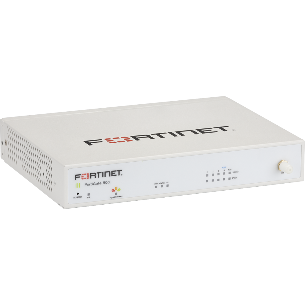 FortiGate-50G-SFP 5 x GE RJ45 ports (including 4 x Internal Ports, 1 x WAN Ports), 1x SFP port. [FG-50G-SFP]