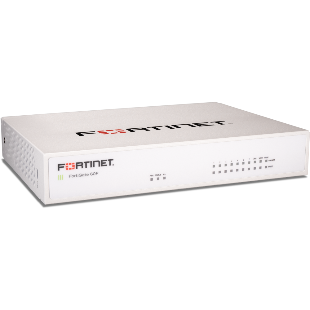 FG-60F] FortiGate-60F 10 x GE RJ45 ports (including 7 x Internal