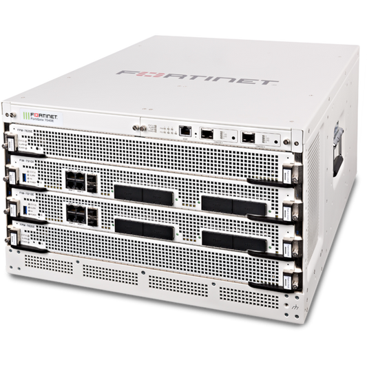 FortiGate-7040E-9 6U 4-slot chassis with 2x FPM-7630E Processor Modules, 2x FIM-79xxE-C specified at purchase, 1x Manager Module and 3x hot swappable redundant PSU [FG-7040E-9]