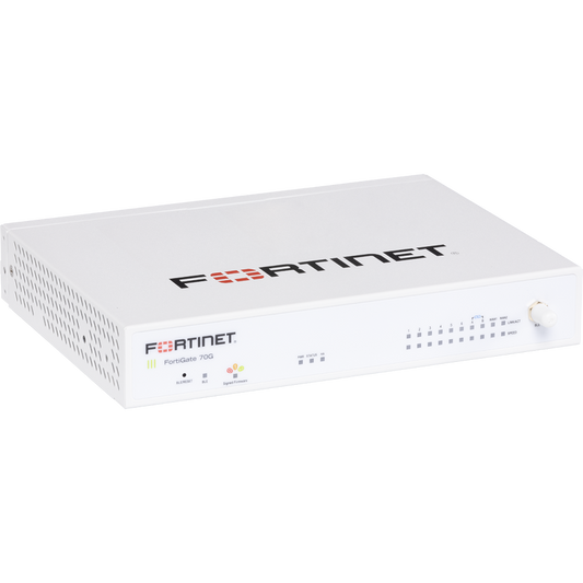 FortiGate-71G 10 x GE RJ45 ports (including 7 x Internal Ports, 2 x WAN Ports, 1 x DMZ Port). 64GB SSD storage. [FG-71G]