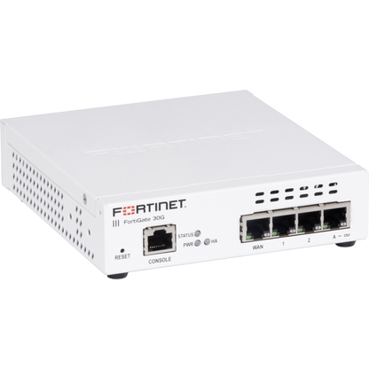 FortiWiFi-30G Hardware plus 3 Year FortiCare Premium and FortiGuard Enterprise Protection [FWF-30G-E-BDL-809-36]