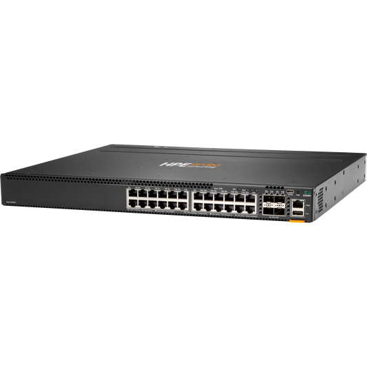 HPE Aruba Networking CX 6300M 24-port 1GbE and 4-port SFP56 Switch