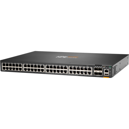 HPE Aruba Networking CX 6300F 48-port 1GbE and 4-port SFP56 Switch