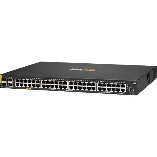 HPE Aruba Networking CX 6100 48G Class4 PoE 4SFP+ 370W Switch