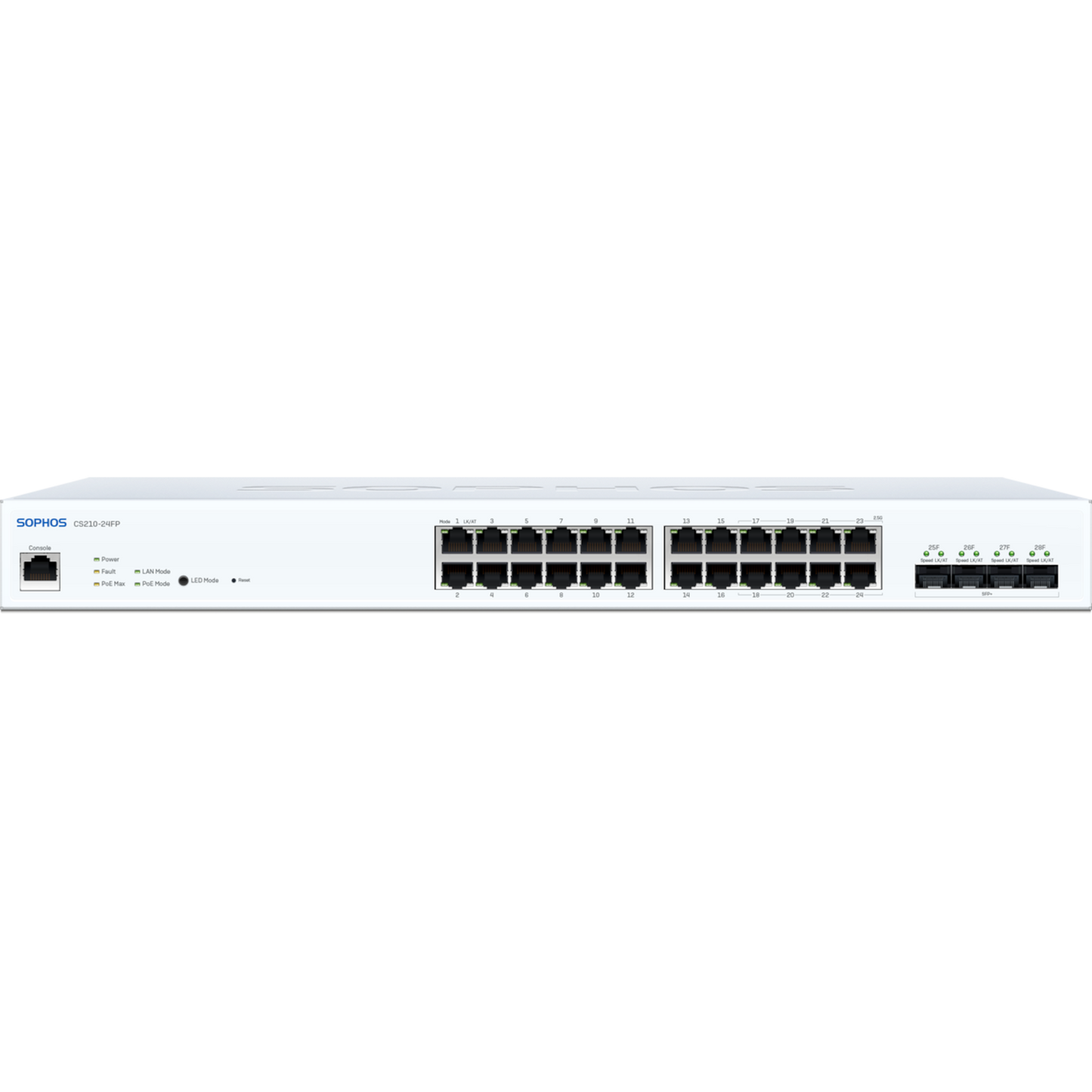 CS210-24FP Sophos Switch - 24 port (8x2.5G) with Full PoE with Support, 3-year - UK power cord [LS22FZ36ZZPCUK]