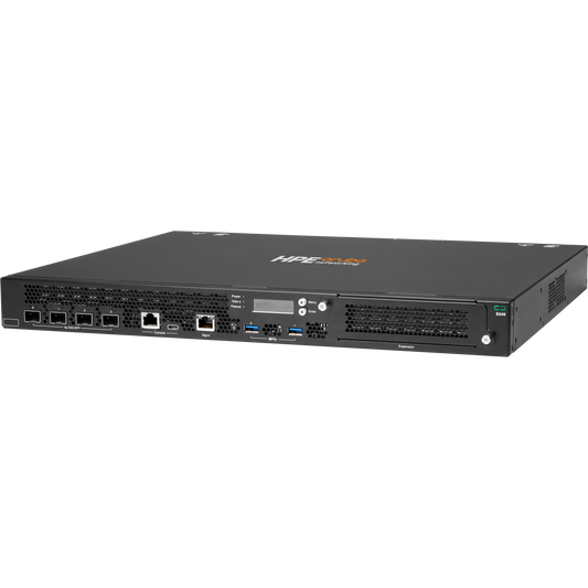 HPE Aruba Networking 9240 (RW) TAA 4xSFP28 1 Expansion Slot Campus Gateway