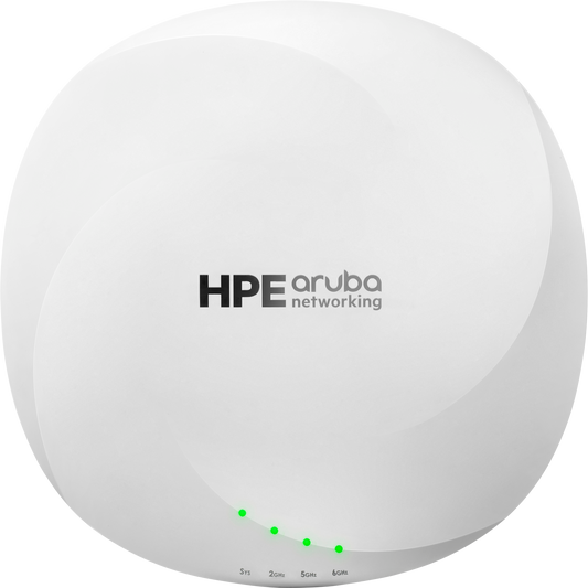 HPE Aruba Networking AP-655 (RW) Tri Radio 4x4 802.11ax Wi-Fi 6E Internal Antennas TAA Campus AP