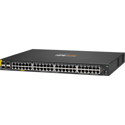 HPE Aruba Networking CX 6000 48G Class4 PoE 4SFP 370W Switch