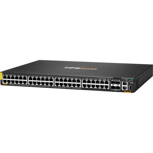 HPE Aruba Networking CX 6200F 48G Class4 PoE 4SFP 740W TAA-compliant Switch