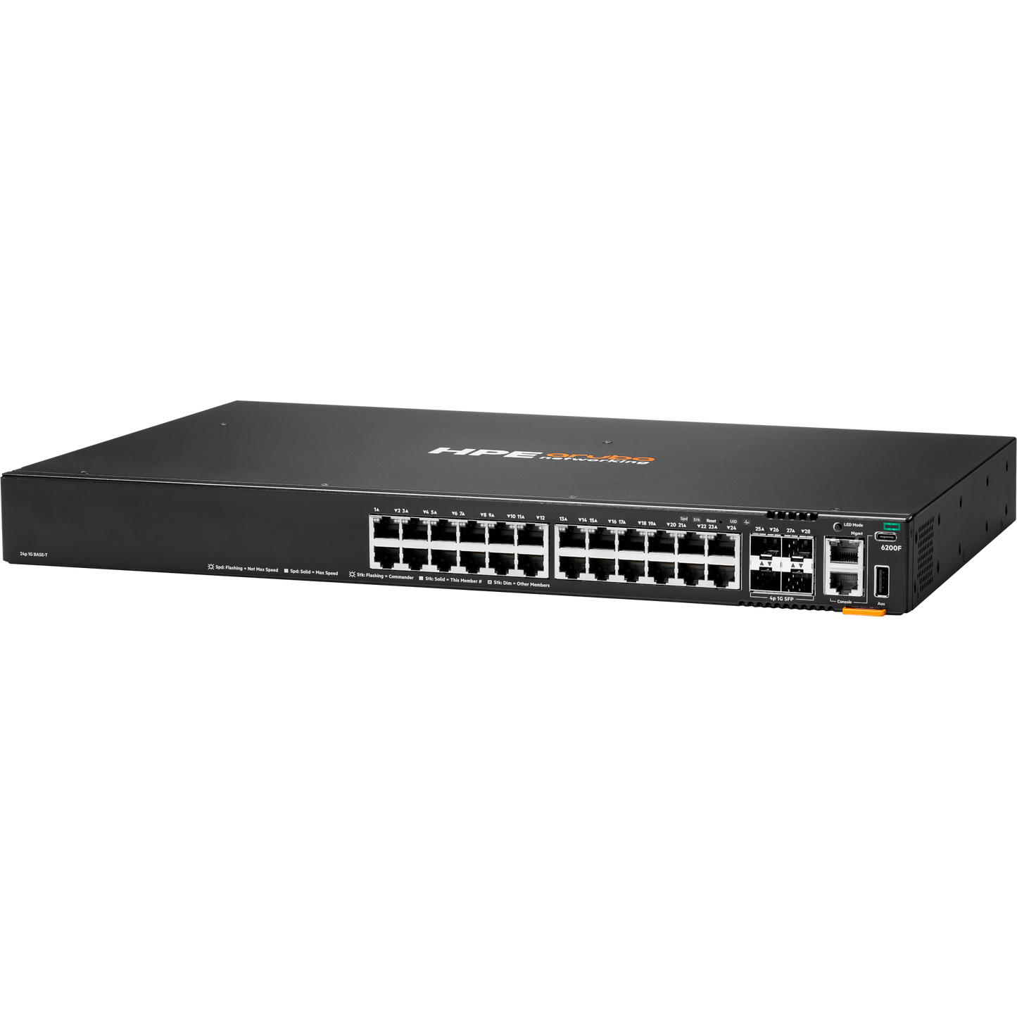 HPE Aruba Networking CX 6200F 24G 4SFP Switch