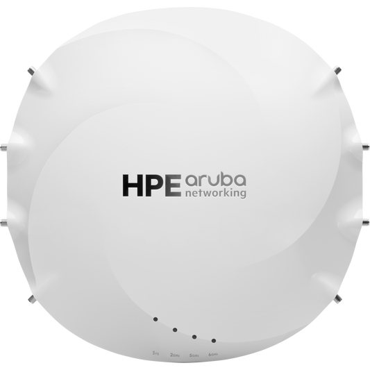 HPE Aruba Networking AP-654 (RW) Tri Radio 4x4 Wi-Fi 6E External Antennas Campus AP