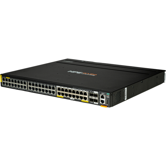 HPE Aruba Networking CX 6300M 32p 1G 16p SmtRt 5G Class8 PoE 2p SFP56 50G 2p SFP28 25G MACsec TAA Sw