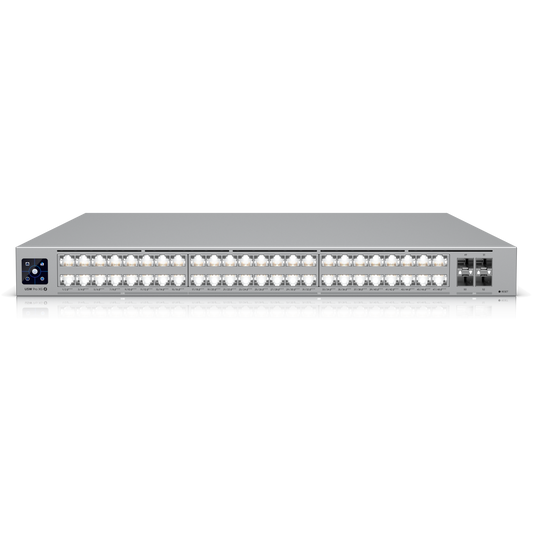 Ubiquiti UniFi Pro XG Switch 32 x 10Gbps 16 x 2.5Gbps PoE+++ 2SFP28 1080W | USW-Pro-XG-48-PoE